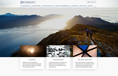 Développement Site Web COGEFI